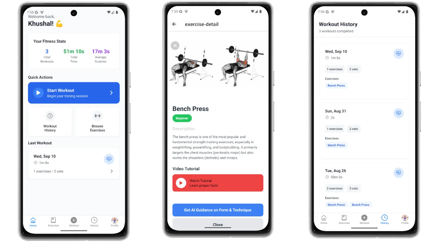 AI Workout Tracker